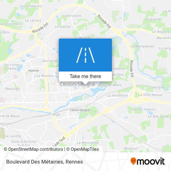 Boulevard Des Métairies map