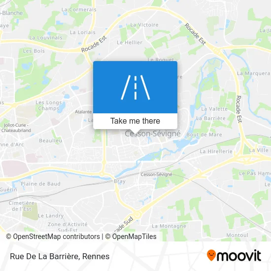 Rue De La Barrière map