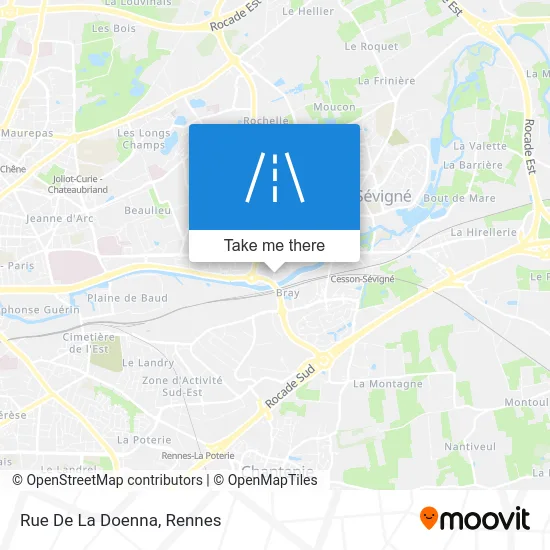Rue De La Doenna map
