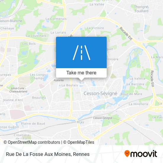 Rue De La Fosse Aux Moines map
