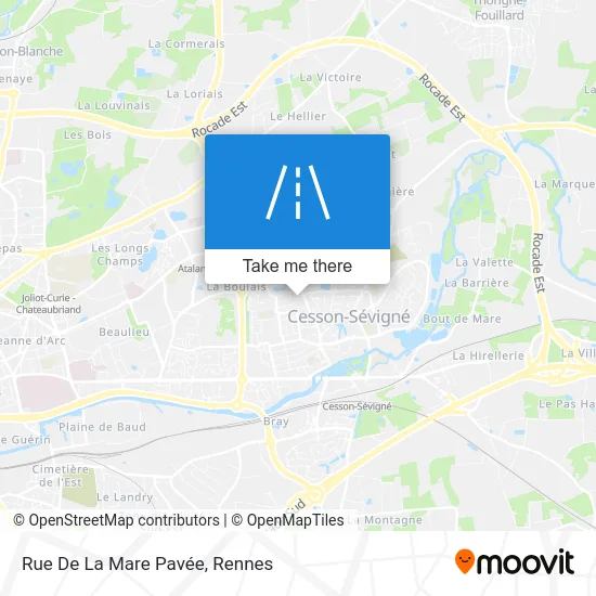 Rue De La Mare Pavée map