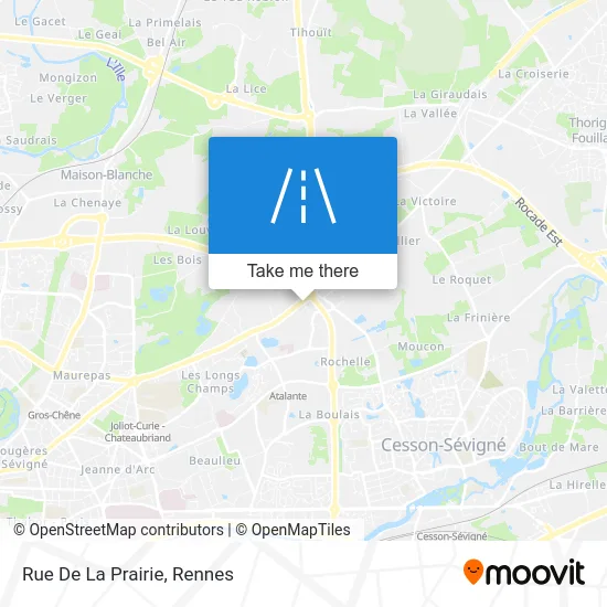 Rue De La Prairie map