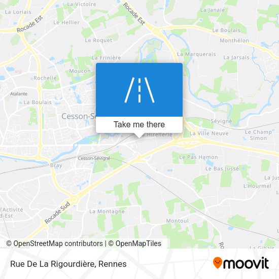 Rue De La Rigourdière map