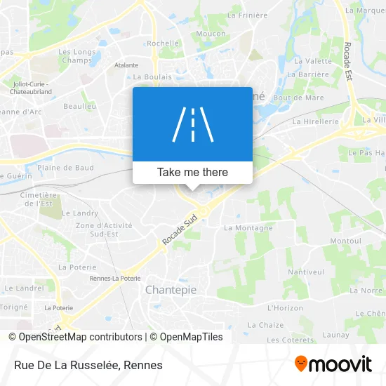 Rue De La Russelée map