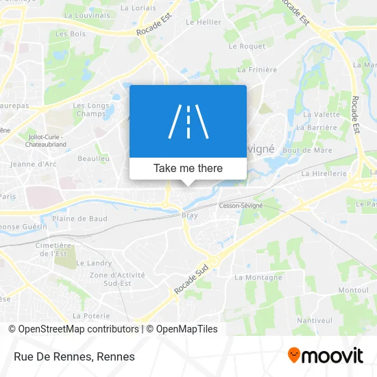 Rue De Rennes map