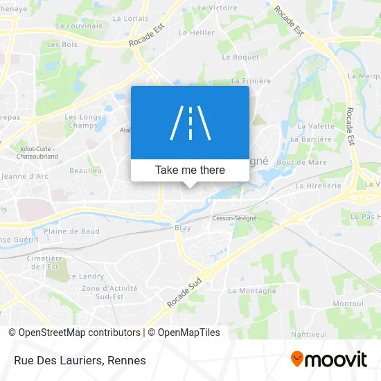 Rue Des Lauriers map