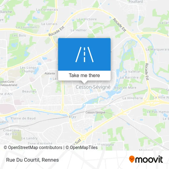 Rue Du Courtil map