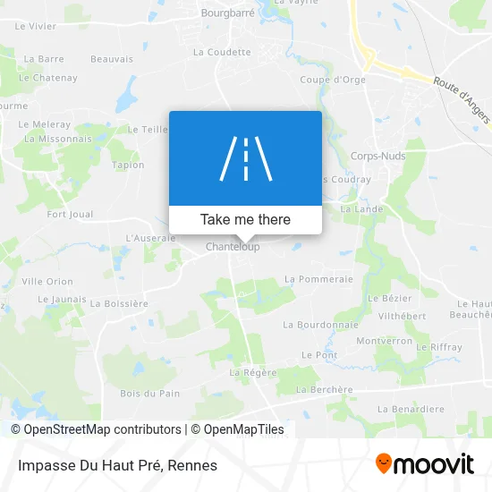 Impasse Du Haut Pré map