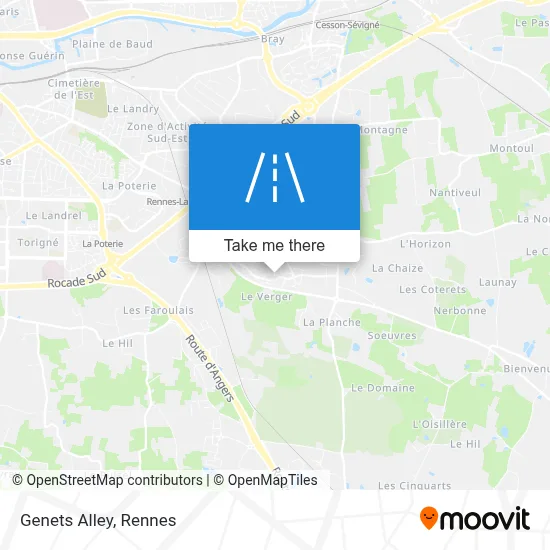 Allée Des Genêts map