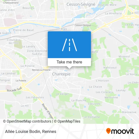 Allée Louise Bodin map