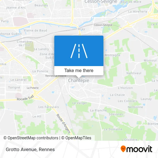 Avenue De La Grotte map