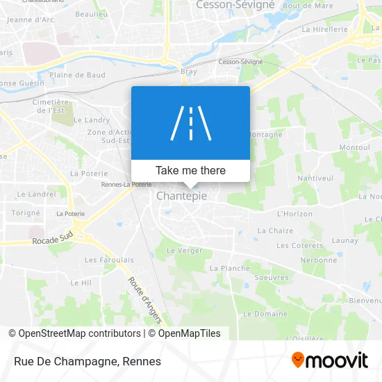 Rue De Champagne map