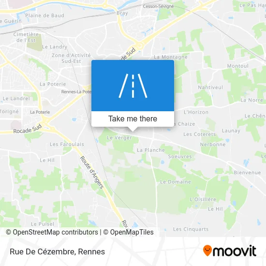 Rue De Cézembre map