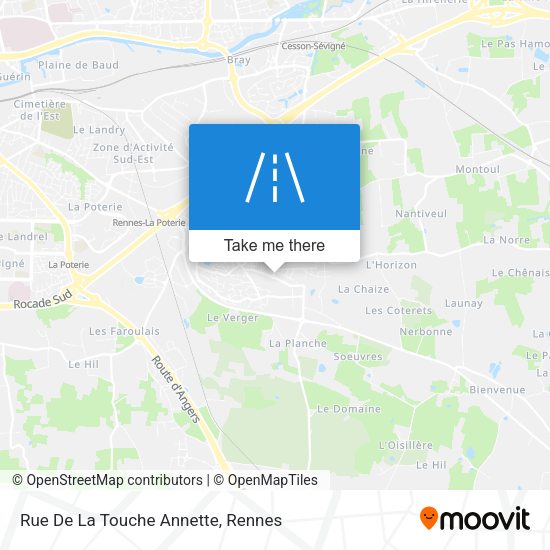 Rue De La Touche Annette map