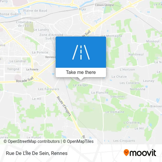 Rue De L'Île De Sein map