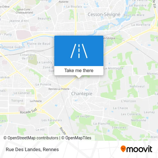 Rue Des Landes map
