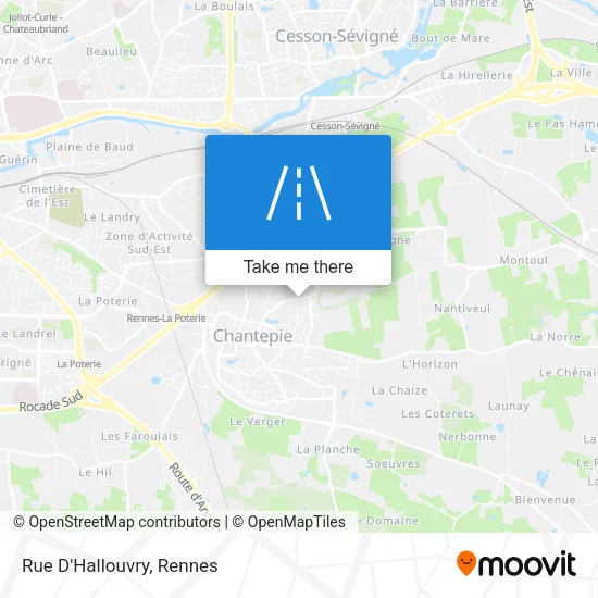 Rue D'Hallouvry map