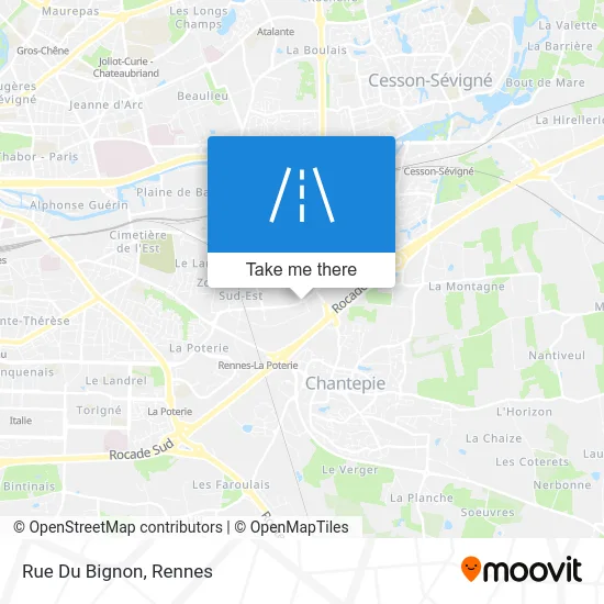 Rue Du Bignon map