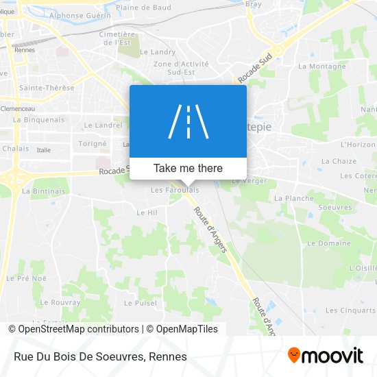 Rue Du Bois De Soeuvres map
