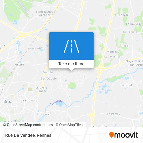Rue De Vendée map