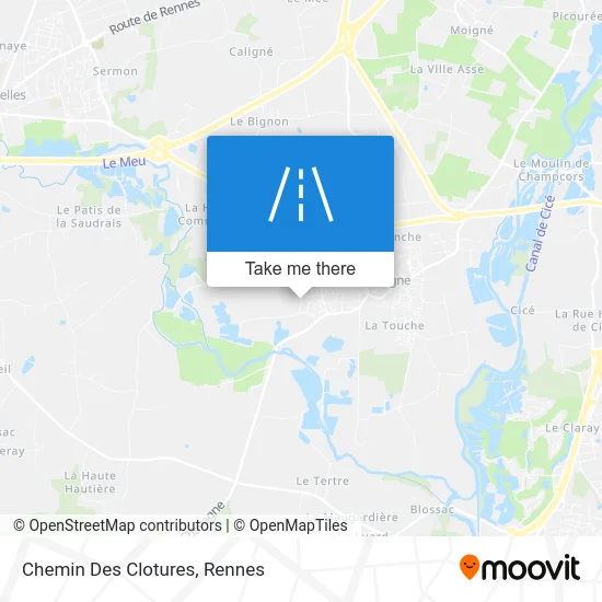 Chemin Des Clotures map