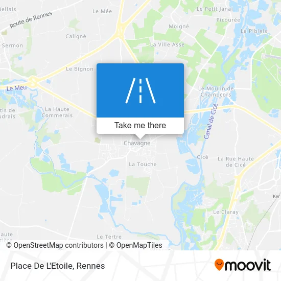 Place De L'Etoile map