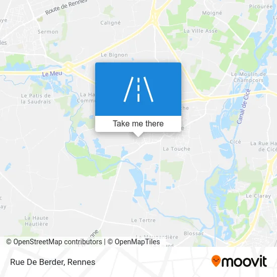Rue De Berder map