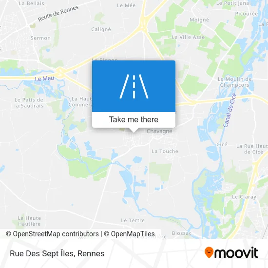 Rue Des Sept Îles map