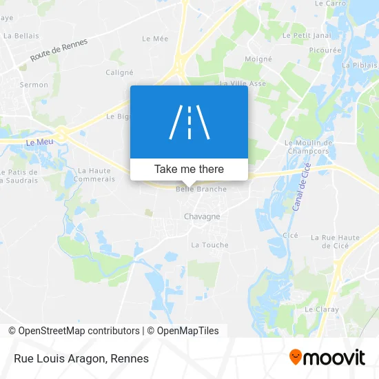 Rue Louis Aragon map