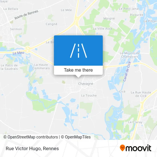 Mapa Rue Victor Hugo