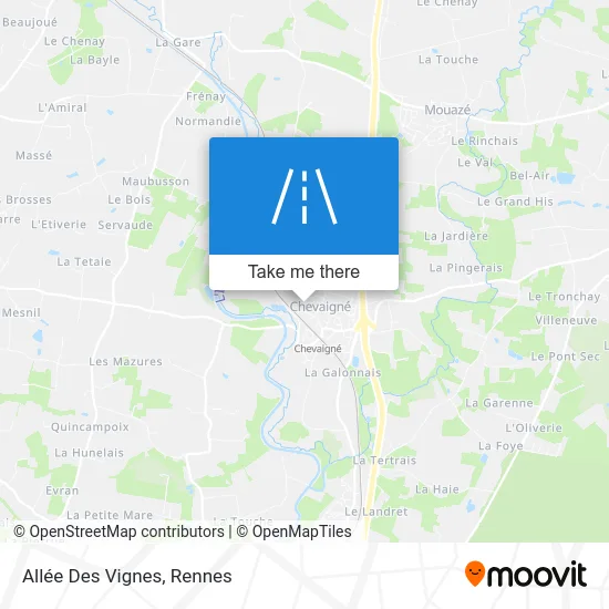 Allée Des Vignes map