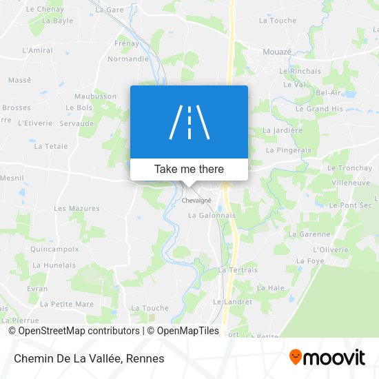 Chemin De La Vallée map