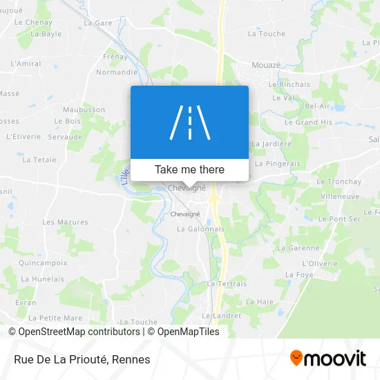 Rue De La Priouté map