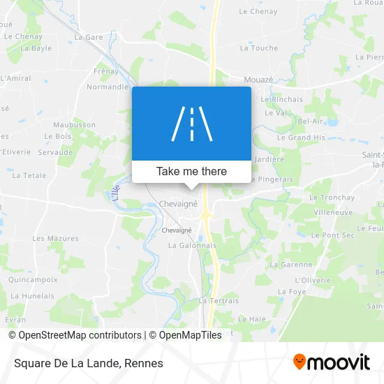 Square De La Lande map