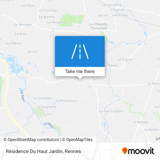 Résidence Du Haut Jardin map