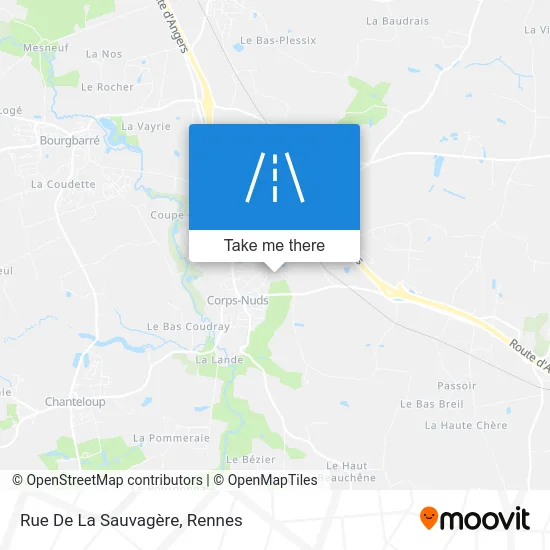Rue De La Sauvagère map