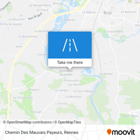 Chemin Des Mauvais Payeurs map