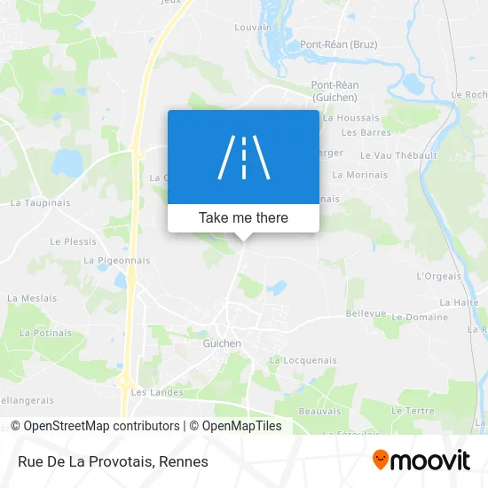 Rue De La Provotais map