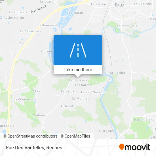 Rue Des Vantelles map