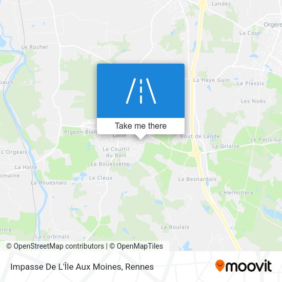Impasse De L'Île Aux Moines map