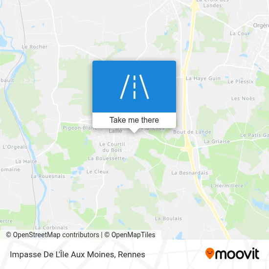 Impasse De L'Île Aux Moines map