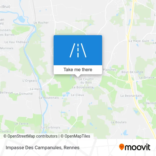 Impasse Des Campanules map