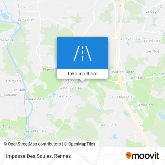 Impasse Des Saules map