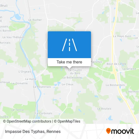 Impasse Des Typhas map