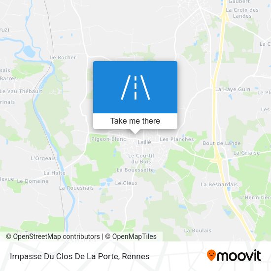 Impasse Du Clos De La Porte map