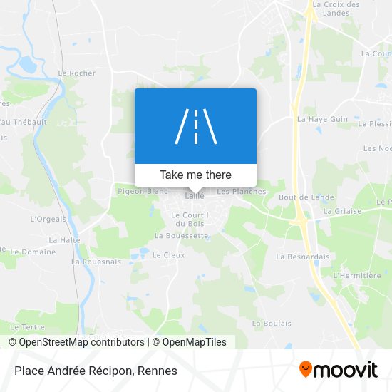 Place Andrée Récipon map
