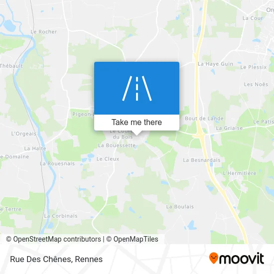 Rue Des Chênes map