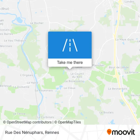 Rue Des Nénuphars map