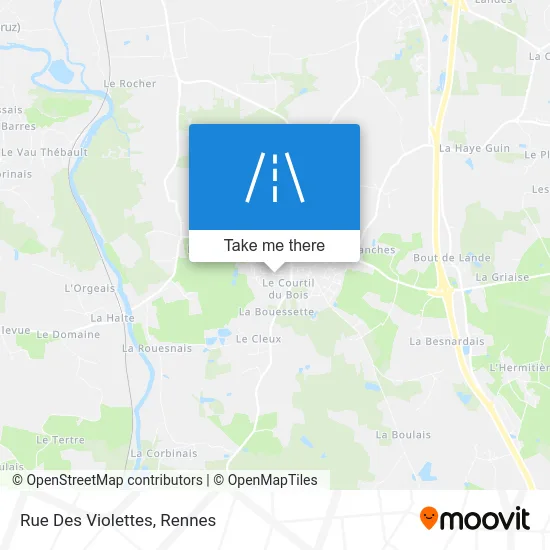 Rue Des Violettes map