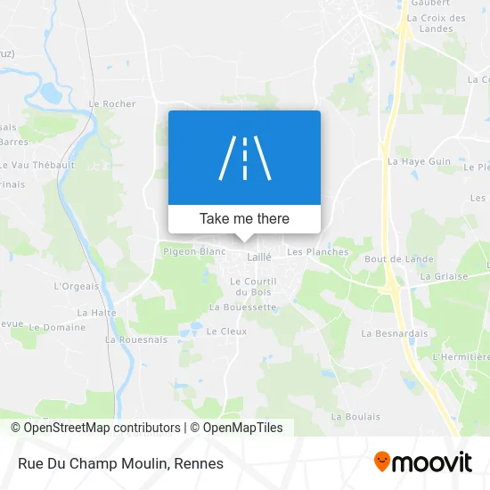 Rue Du Champ Moulin map